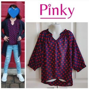 Oversized Semi-Sheer Blouse